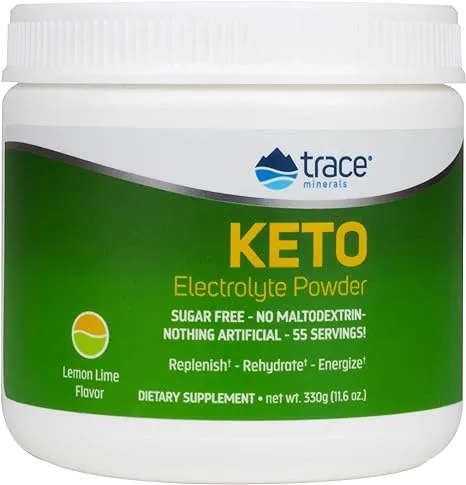 Trace Minerals Keto Electrolyte Powder Lemon Lime