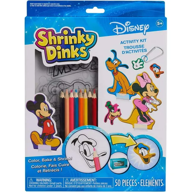 Shrinky Dinks Cool Stuff Activity Set, 51-piece set, Kids Art and Craft Activity Set, Kids Toys for Ages 5 Up by Just Play