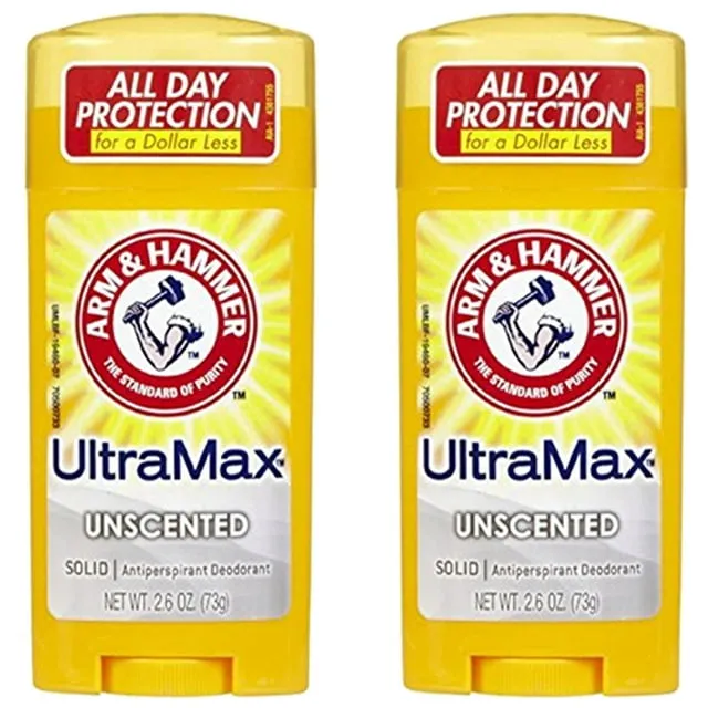 Arm & Hammer UltraMax Solid Antiperspirant Deodorant Active Sport 2.6 oz (Pack of 4)