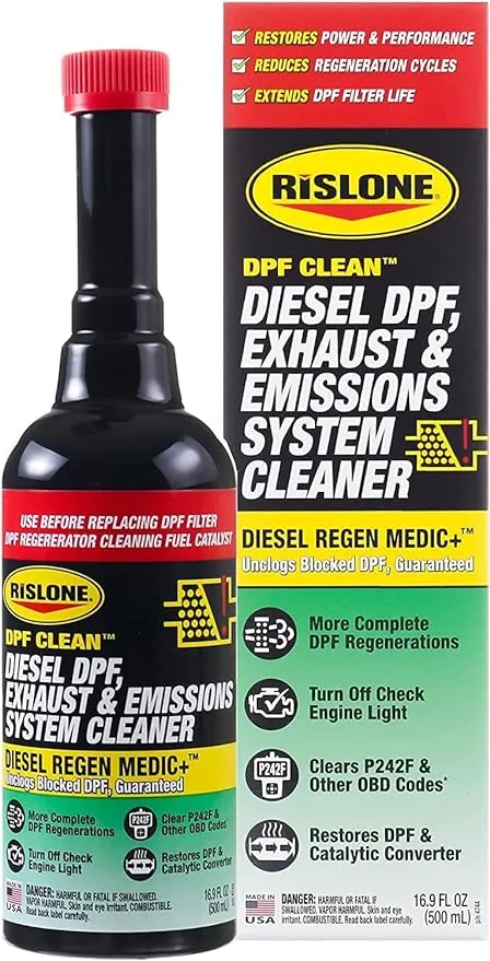 Rislone® DPF Clean™ Diesel DPF, Exhaust & Emissions System Cleaner, 16.9 oz, 1-Pack