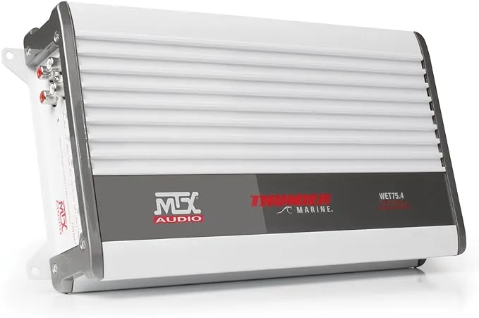 MTX WET75-4 400-WATT RMS 4-CHANNEL CLASS A/B MARINE AMPLIFIER