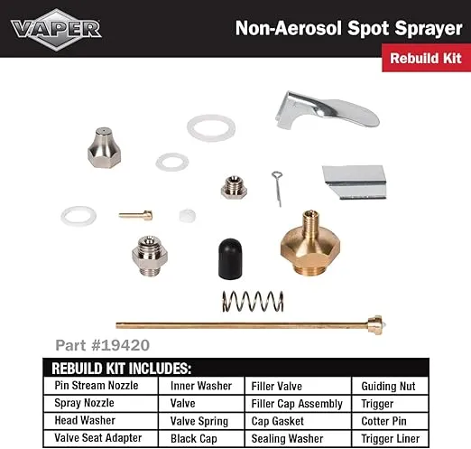 Vaper 19419 Red Spot Spray Non-Aerosol Sprayer (Red) - 32 oz.