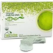 Matcha Teabags MatchaDNA Certified Organic Matcha Green Tea by MATCHA DNA - 100 Teabags