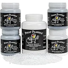 Polly Plastics Rock Tumbler Tumbling Media Grit Kit & Plastic Filler in Heavy