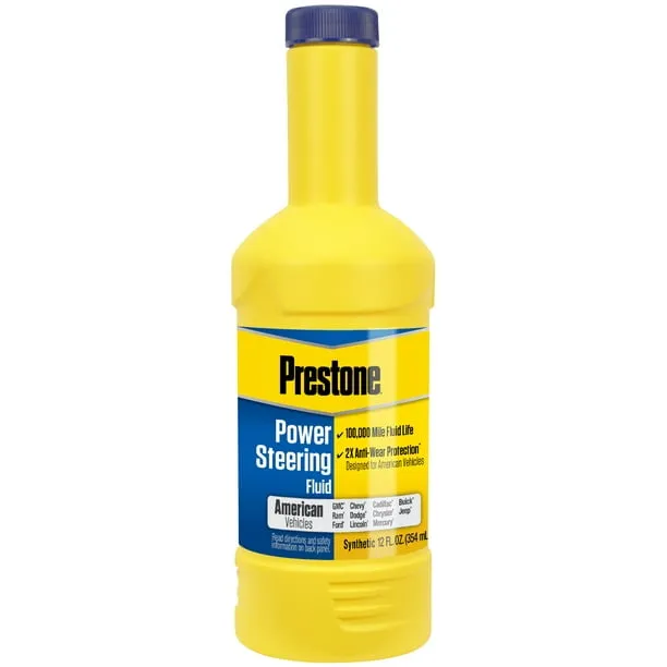 Prestone Full Synthetic Power Steering Fluid  American Vehicles 12oz AS264Y