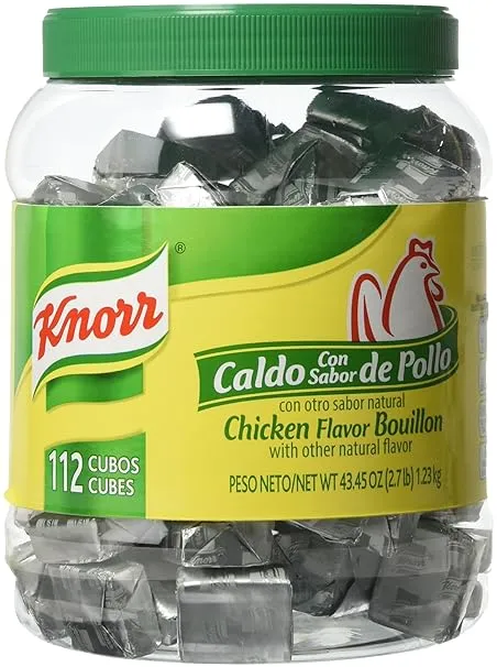 Knorr Chicken Flavor Bouillon Cubes, 43.45 OunceKnorr Chicken Flavor Bouillon Cubes, 43.45 Ounce