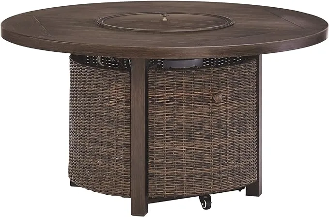 Ashley Paradise Trail Round Fire Pit Table