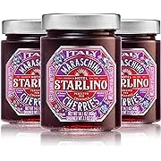 Hotel Starlino Maraschino Cherries | Great Tasting Italian Cherry for Premium Cocktails and Desserts | All-Natural Home Essentials For Your Bar Cart or Makes a Great Gift | 400g Jar, Pack of 3