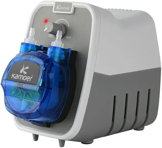 Kamoer KCPA600 24V peristaltic pump high flow rate liquid dosing pump 180-520ml/min adjustable,Norprene tube 4mm ID x 7.2 mm OD