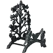 Sungmor Heavy Duty Cast Iron Hose Holder,Garden & Yard Decorative Birds Wall Mounted Hose Butler,Water Pipe Holds,Rack,Hanger,Antique Wall Decorations