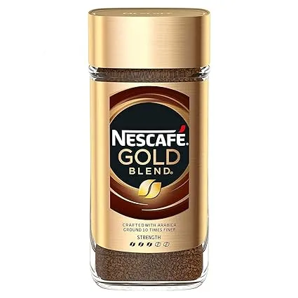 NESCAFÉ GOLD BLEND A Premium Instant Coffee With A Smooth, Distinctive Flavor And Rich Aroma. Imported From The UK England The Best Of British Instant Coffee Savor The Smooth Well-Rounded Taste Of