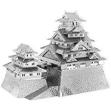 Fascinations Iconx Osaka Castle 3D Metal Model Kit