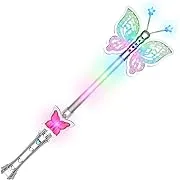 FlashingBlinkyLights Light Up Pretty Butterfly Wand