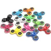 Fidget Hand Spinners 25 PC Color Bundle Bulk EDC Tri-Spinner Desk School Toy ...