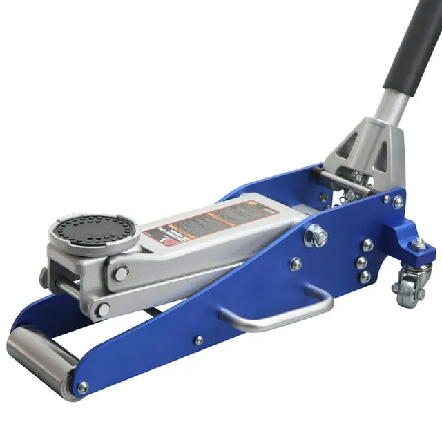 Big Red Blue 1.5-Ton Aluminum/Steel Manual Hydraulic Floor Jack