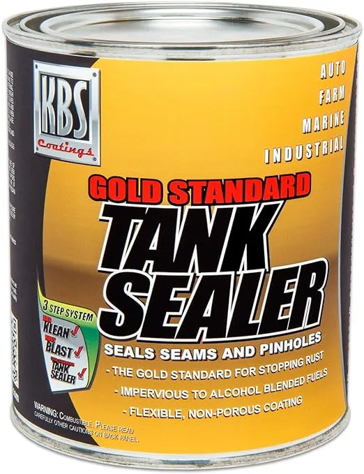 KBS Coatings 5400: Gold Standard Gas Tank Sealer 1-qt. - JEGS