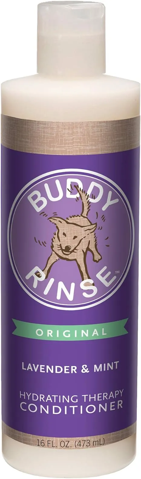 Buddy Rinse Conditioner for Dog Grooming Dog, Lavender & Mint, 16 oz. Bottle