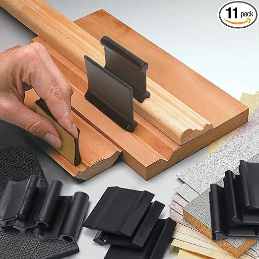 11 PCS Contour Sanding Grips with 21 Profiles, Woodworking Angle Sanding Pads for Convex and Concave Sanding, Sanding Tools for Woodworkers/Home/Arts/Crafts