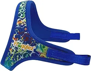 Frogglez Kids Swim Goggles Strap Only- Blue Wavez