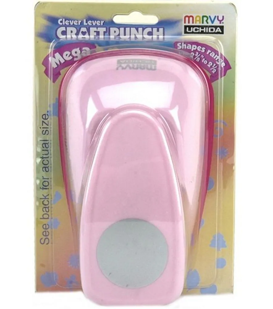 Marvy Uchida Craft Punch Mega Square 2 3/8 to 2 1/2 Inch new in packaging. 