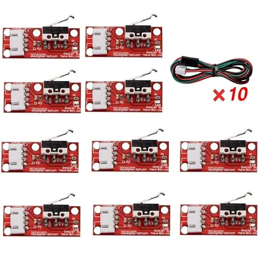 10 x Mechanical Endstop Limit Switch End Stop with 22AWG Cable for RAMPS 1.4 3D Print Limit Switch