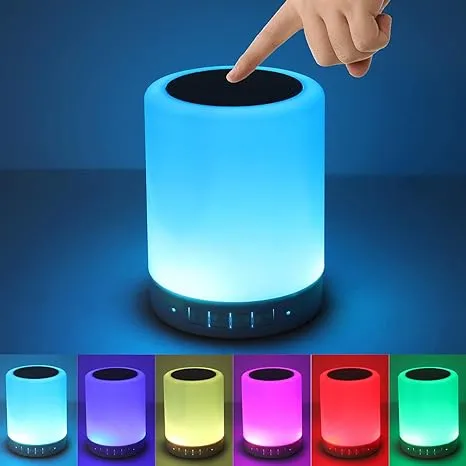 Night Light Bluetooth Speaker, Portable Wireless Bluetooth Speakers,Touch 