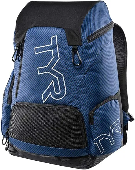 TYR Alliance 45L Backpack - Blue/Gold