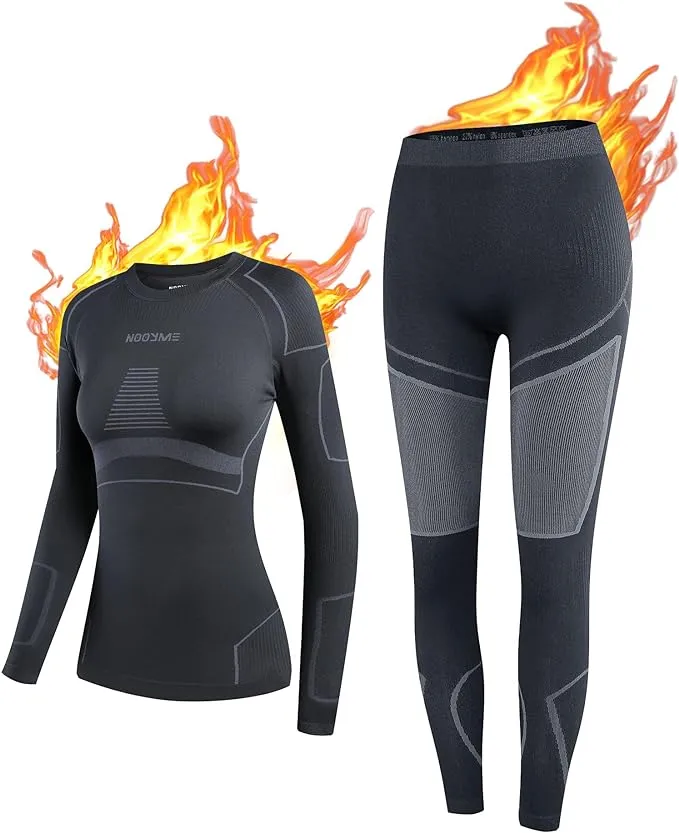 NOOYME Thermal Underwear for Women Long Johns for Women, Base Layer Women Cold Weather