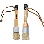 Featherline Series Pro Chalked Paint & Waxing Combination 2 Brush Set