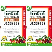 TheraBreath Dry Mouth Lozenges with Zinc, Tart Berry Flavor, 200 Count