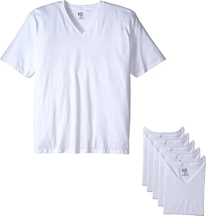 Jockey Men's Undershirt Big & Tall Classic V-Neck T-Shirt - 6 Pack