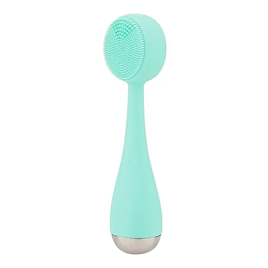 PMD Clean - Smart Facial Cleansing Device with Silicone Brush & Anti-Aging Massager - Waterproof - SonicGlow Vibration Technology - Clear Pores and Blackheads - Lift, Firm, and Tone Skin