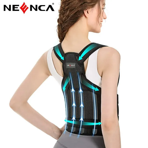 Back Brace Posture Corrector for Men  Women Adjustable Full Back Support, Shoulder Straightener, Upper Lower Back Pain Relief - Scoliosis, Hunchback, 