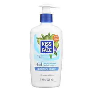 Kiss My Face Moisture Shave, Fragrance Free, 11 oz