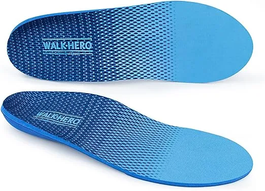 Plantar Fasciitis Feet Insoles Arch Supports Orthotics Inserts Relieve Flat Feet, High Arch (Mens 7-7 1/2 | Womens 9-9 1/2)