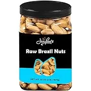 JaybeeS Whole Raw Brazil Nuts - Unsalted - Great for Daily Healthy Snack ...