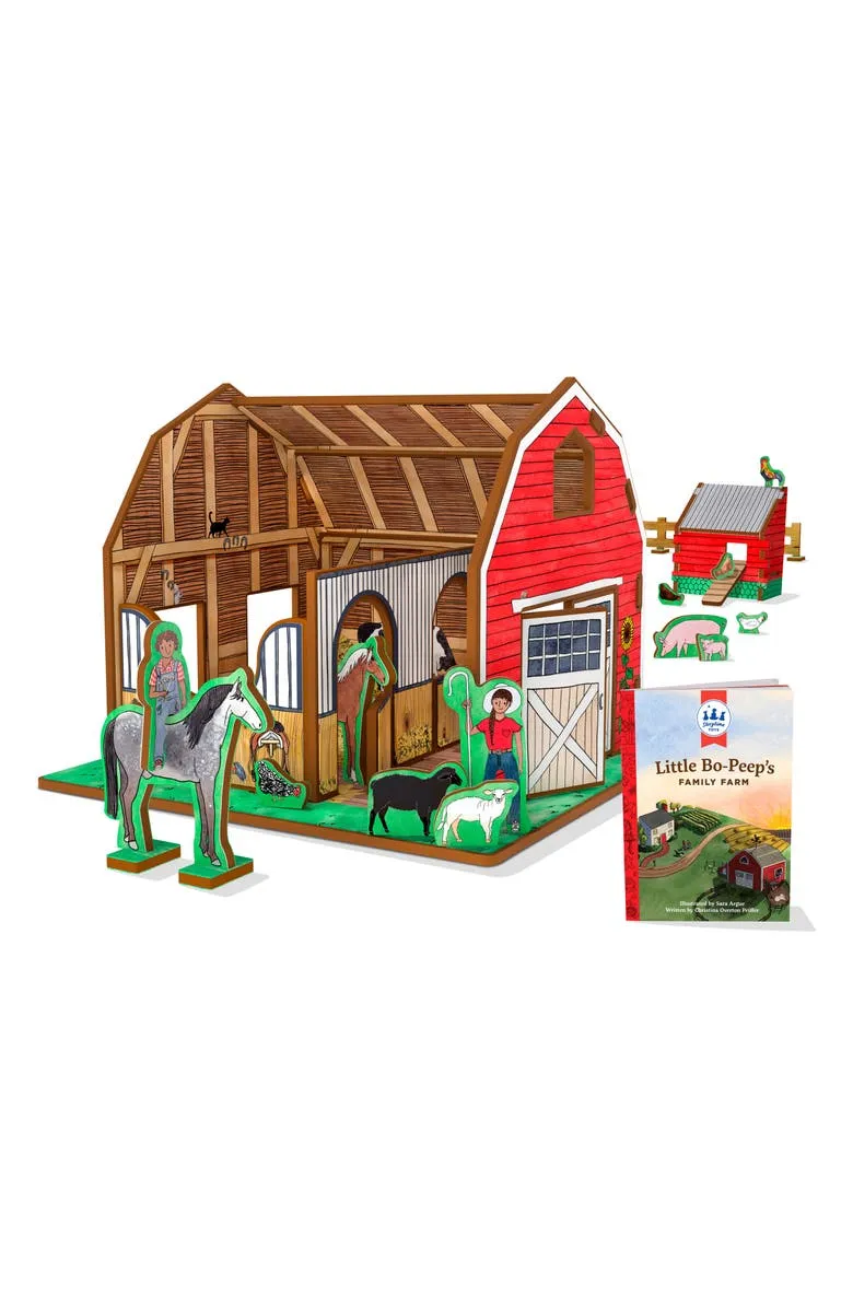 Storytime Toys Little Bo Peep's Family Farm Book and Playset