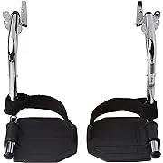 Drive Medical STDSF-TF Swing Away Footrests, Black