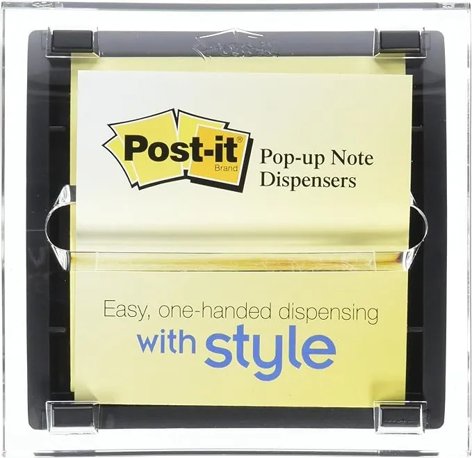 Post-it Clear Top Pop-up Note Dispenser 3 x 3