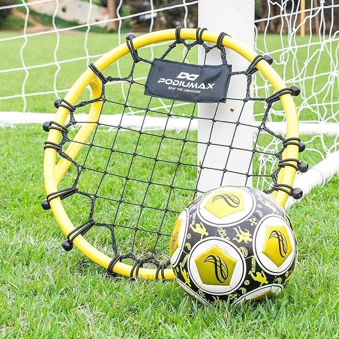 PodiuMax Handheld Soccer Rebounder, Bounce Back Training, Lightweight and Stu...