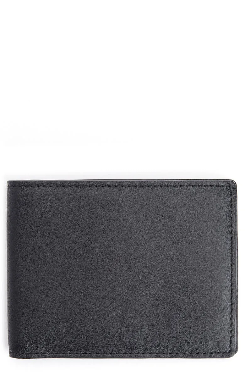 RFID Leather Bifold Wallet