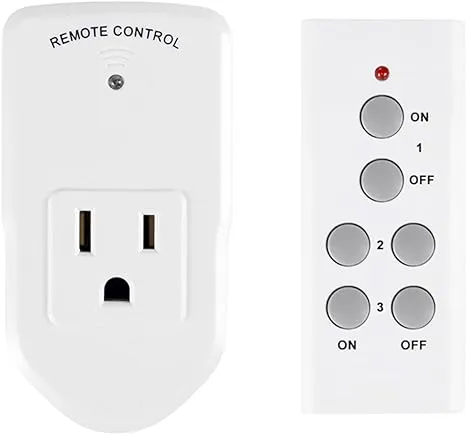 BN-LINK ES1513-5-2 Wireless Remote Control Outlet with Extra Long Range (5 Pack)