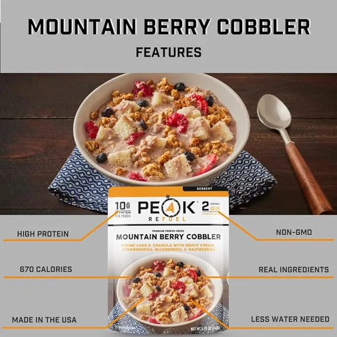 Mountain Berry Cobbler - 2 Servings