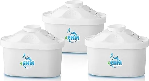 EHM SureFlow Alkaline Water Pitcher Replacement Cartridge – Healthy Drinking Water, PH 8.5-9.5, 6-Stage Filtration & Hydration System