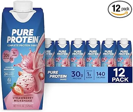 Pure Protein Strawberry Complete Protein Shake