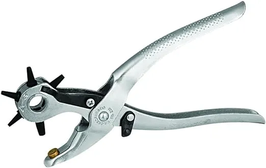 C.S. Osborne 223 Revolving Leather Hole Punch, Multi-sized