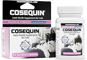 Cosequin® for Cats Maximum Strength PLUS Boswellia Sprinkle Capsules - Professional Line,Beige,60 Count (Pack of 1)