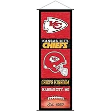 Kansas City Chiefs Banner and Scroll Sign