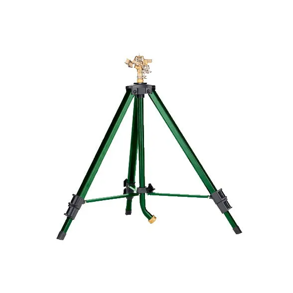 90 ft. Brass Impact Tripod Base Garden Sprinkler