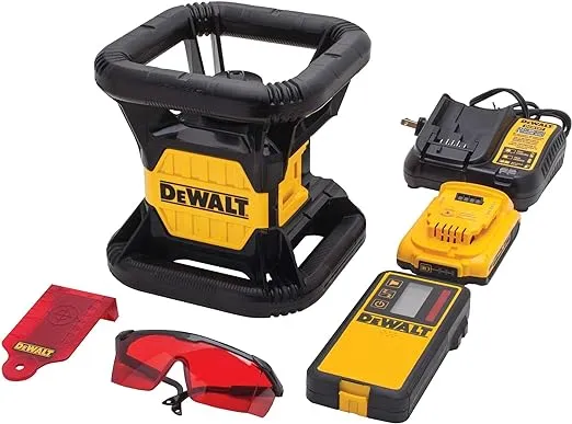 DEWALT 20V MAX Laser Level, Rotary, Red, 150-Foot Range (DW074LR)